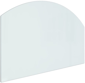 vidaXL Kaminofen Glasplatte 80x50 cm 324145