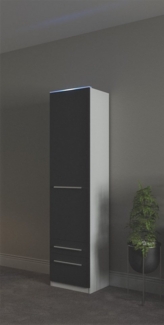 priess Kleiderschrank Schrank Garderobe Wäscheschrank Barcelona in 5 Breiten viel Stauraum, geräumige Schubkästen, mit Spiegel, MADE IN GERMANY