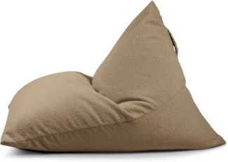 Sitzsack ‘Razz‘, Bezugstoff - Teddy, 100% Polyester, Camel, 90x130x110 cm.