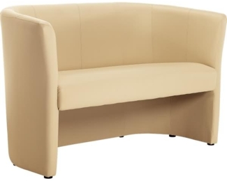 Soennecken Sofa Kunstleder 1.275 x 765 x 615 mm beige