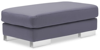 Hocker Polsterhocker ROXI Kunstleder Pflaume