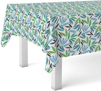 Martina Home Wachstuch-Tischdecke, ODET, Blau, 240x140 cm
