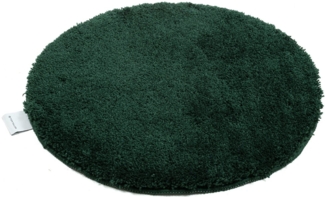 TOM TAILOR HOME Badematte Cozy Bath UNI, Höhe 27 mm, rutschhemmend beschichtet, fußbodenheizungsgeeignet, Polyester, rund, Badteppich, Uni Farben, rechteckig, rund und oval erhältlich