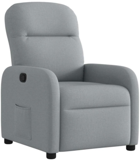 vidaXL Relaxsessel Hellgrau Stoff 4015522