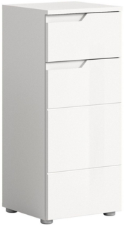 INOSIGN Unterschrank CAPRI, Höhe 87 cm, 1 Schubkasten, 1 Tür mit Softclose-Funktion Standschrank, Badschrank, Kommode, Badkommode, Anrichte, Midischrank