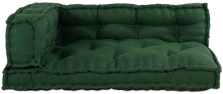 vidaXL Pallet Sofa Kissen 3 pcs Grün Stoff 4019089