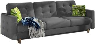 MOEBLO Schlafsofa ASLAN, Sofa Couch Polstergarnitur Wohnlandschaft Polstersofa, mit Schlaffunktion und Bettkasten