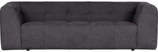 Sofa Grid aus Chenille-Gewebe, Grau