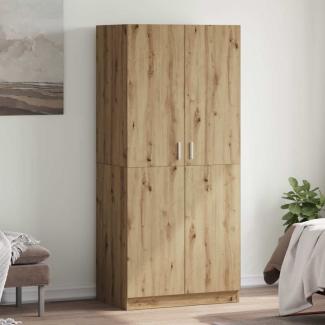 vidaXL Kleiderschrank Artisan-Eiche 90x52x200 cm Holzwerkstoff 855885