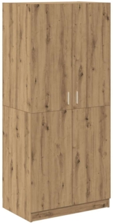 vidaXL Kleiderschrank Artisan-Eiche 90x52x200 cm Holzwerkstoff 855885