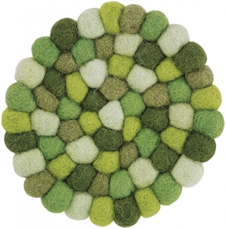 Untersetzer Glasuntersetzer Schafwolle Filz Ø10 cilio LANA VERDE rund 470413