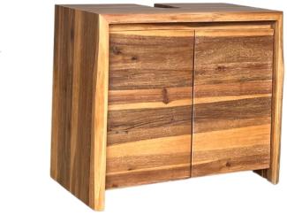 Waschbeckenunterschrank 70x60 cm 'Dakar' Akazie massiv lackiert