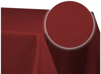 Haus und Deko Tischdecke Tischdecke 130x160 cm eckig Leinenoptik wasserabweisend beschichtet (1-tlg)