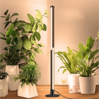 MUPOO Pflanzenlampe Grow Lampe Bodenpflanzen Wachstumslampen,Timer Pflanzenlichtleiste, 16 W, 144 LEDs, 81 cm, LED fest integriert, Timer,Warmweiß,Rot-Blau,Vollspektrum