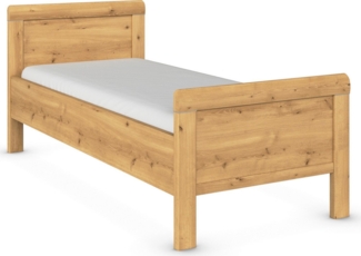rauch Bett Bett Einzelbett Stollenbett EVELYN, in Komforthöhe aus Holzwerkstoff in elegantem Stil MADE IN GERMANY