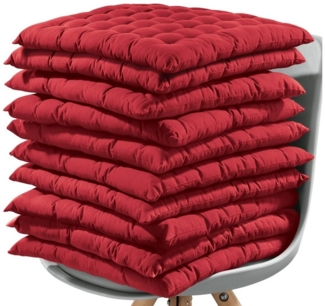 REDBEST Stuhlkissen Stuhlkissen 10er-Pack, Uni
