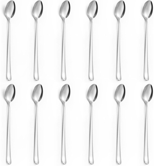 Latte Macchiato Löffel Set 12 Stück Longdrinklöffel Edelstahl spülmaschinenfest