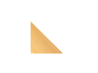 Verkettungswinkel eckig 80cm, Buche