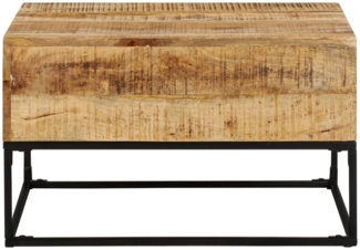 vidaXL Couchtisch 68x68x41 cm Raues Mangoholz 320817