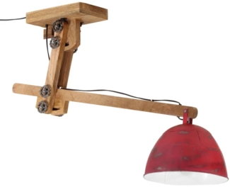 vidaXL Deckenleuchte 25 W Rot 105x30x65-108 cm E27 371927