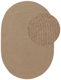benuta Outdoorteppich Nandi, oval, Höhe: 5 mm, In- & Outdoorteppich, Robust für Garten, Terrasse, Balkon, Küche