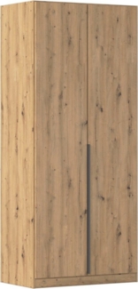 OTTO home Drehtürenschrank Kleiderschrank Schrank Garderobe AGORDO TOPSELLER Schlafzimmer (in zwei Griff-Farben, Breiten 91-360 cm, Dekor- oder Hochglanzfront) durchdachte Innenausstattung, in 7 Breiten und 2 Höhen MADE IN GERMANY