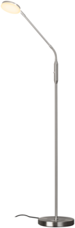 SORENTO Stehleuchte, nickelfarben matt, 1x LED 5W, 2700/3350/4000K, 800lm