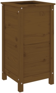 vidaXL Pflanzkübel Honigbraun 40x40x78 cm Massivholz Kiefer 825278
