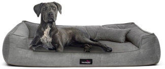 tierlando® Tierbett Orthopädisches Hundebett BRUCE VELOURS Waschbar Große Hunde, orthopdisch, waschbar, samtweich