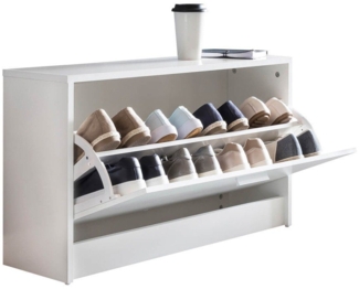 tinkaro Schuhschrank FATLUM Holz Schuhkipper Weiß