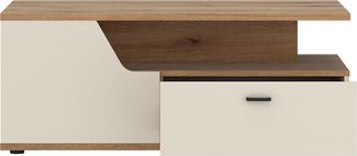 Lomadox Couchtisch CARMONA-129, in Kaschmir & Eiche