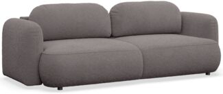 Selsey 'Tvoya' 3-Sitzer Schlafsofa mit Bouclé-Bezug, Taupe