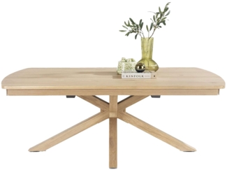 Ausziehtisch Nyon, Holzfarben, 100 x 77 x 200 cm