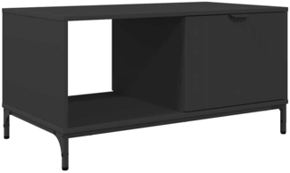 Couchtisch, Sofatisch Schwarz Eichen-Optik 90 x 49 x 46 cm Holzwerkstoff