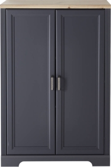 Aktenschrank Set JÜLICH-36 in Graphit mit Artisan Eiche Nb.