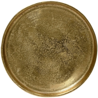 Kaemingk Dekoteller, Dekoteller 30,5cm Metall Gold