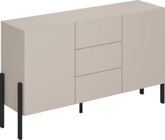 INOSIGN Sideboard Jukon, Breite 150 bzw. 180 cm, moderne grifflose Kommode, Schubladenschrank 2 Türen/3 Schubkästen, push-to-open-Funktion