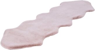 Arte Espina Fellteppich Rabbit 300, fellförmig, Höhe: 35 mm, Kunstfell, Kaninchenfell-Haptik, supersoft, ideal als Bettvorleger