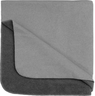 biberna Melange Wohndecke 1 x 150 x 200 cm UNI, kitt, 1 x 150 x 200 cm, sturmgrau