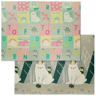 Faltbare Spielmatte mit Tiermotiven 10046668