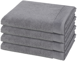 Möve Premium 4 tlg. Frottier-Set - 4 X Handtuch (50 X 100cm) - 550 g/m² - Stone