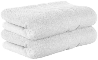 StickandShine Badetuch 2er Set Premium Frottee Badetuch 100x150 cm Baumwolle Frottee, 100% Baumwolle 500GSM Frottee