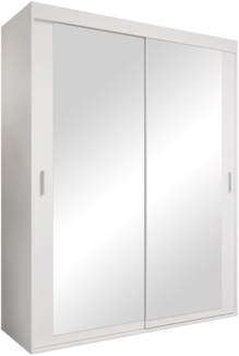 Kleiderschrank Magile 160 V (Farbe: Weiß)