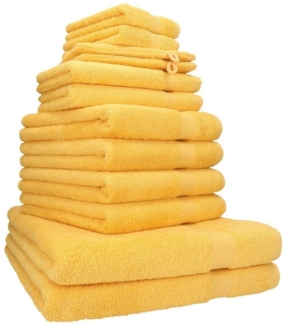 Betz Handtuch Set 12er Handtuch-Set PREMIUM, 100% Baumwolle (Set, 12-St), 2 Duschtücher 4 Handtücher 2 Gästetücher 2 Seiftücher 2 WH