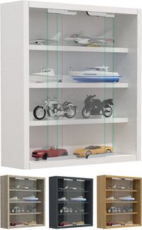 VCM Wandvitrine Agisa 918271 Buche H. 40 x B. 37 x T. 10 cm