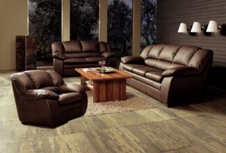 COTTA Polstergarnitur Casino, Sofa Set, 3-2-1 Sitzer, Wohnzimmer Garnitur, (Set, 3-tlg), Sessel, 2-Sitzer, 2,5-Sitzer, hohe Rückenlehne