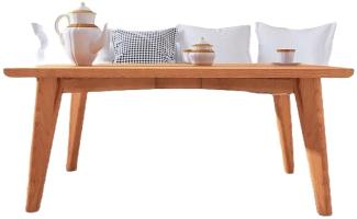 Couchtisch Gerg aus Kernbuche massiv 60x110x48 cm mit Holzbeinen