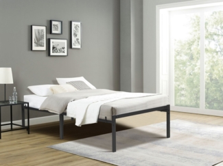 INOSIGN Metallbett LIST Bett Bettgestell Bettrahmen Einzelbett Doppelbett, Bett mit 26 Lattenroste zum Schutz der Matratze