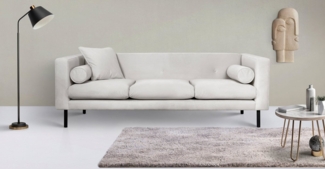 Guido Maria Kretschmer Home&Living 3-Sitzer Lillibeth Designsofa mit Wellenunterfederung, Maße B/T/H: 218/74/83 cm, Zierkissen als Wendekissen, Bezug Samtoptik oder Cord
