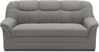 DOMO. collection Sofa Berlin FK, 3 Sitzer Couch mit Federkernpolsterung, 3er Polstermöbel 178 x 90 x 89 cm (BxTxH), hellgrau